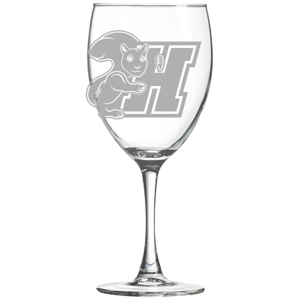 Haverford College Polar Camel 10 1/2 oz. Wine Glass