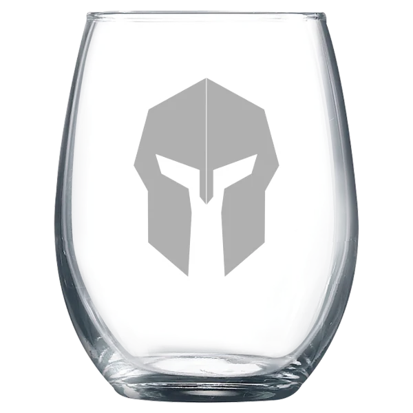 Hendrix College Polar Camel 9 oz. Stemless Wine Glass