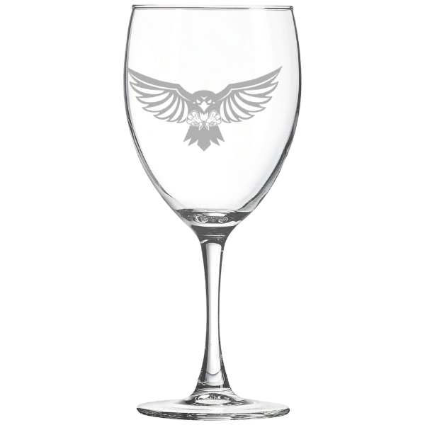 Hilbert College Polar Camel 10 1/2 oz. Wine Glass