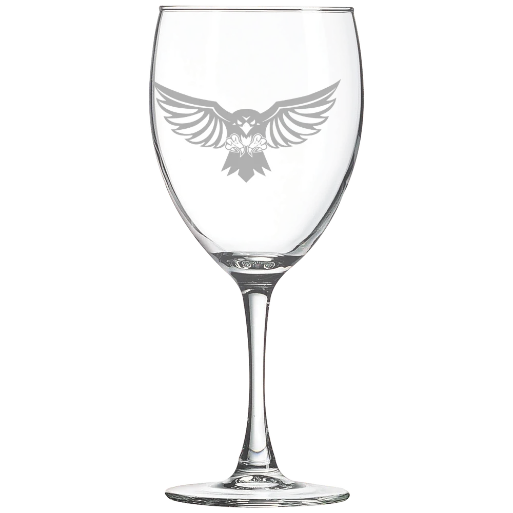 Hilbert College Polar Camel 10 1/2 oz. Wine Glass