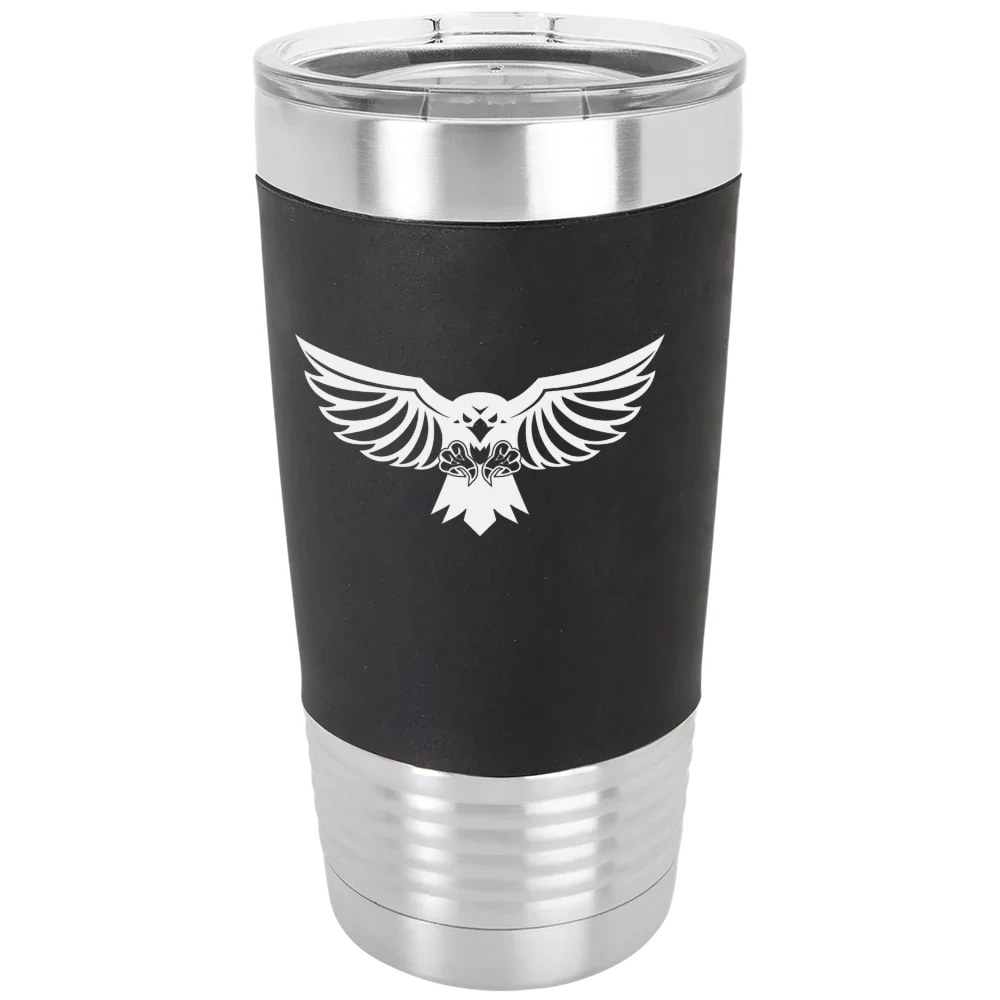 Hilbert College Polar Camel 20 oz. Silicone Grip Tumbler with Standard Lid
