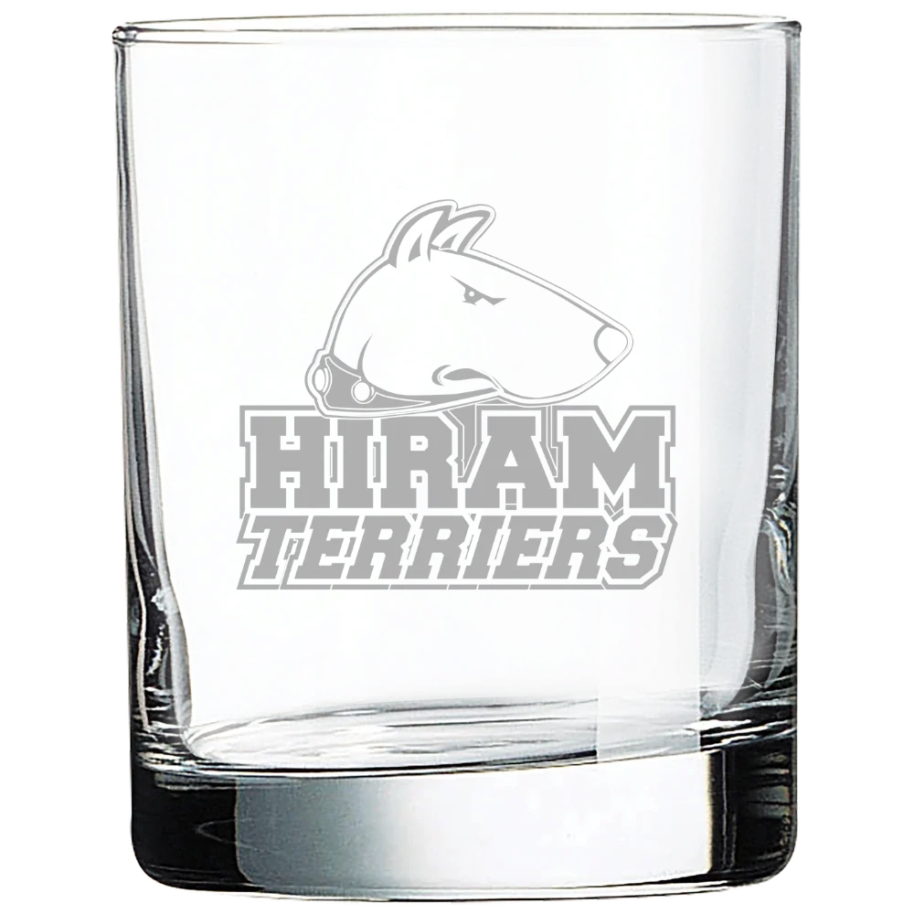 Hiram College Polar Camel 10 1/2 oz. On The Rocks Glass