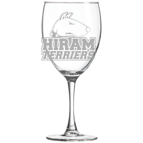 Hiram College Polar Camel 10 1/2 oz. Wine Glass