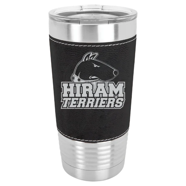 Hiram College Polar Camel 20 oz. Leatherette Grip Tumbler with Standard Lid
