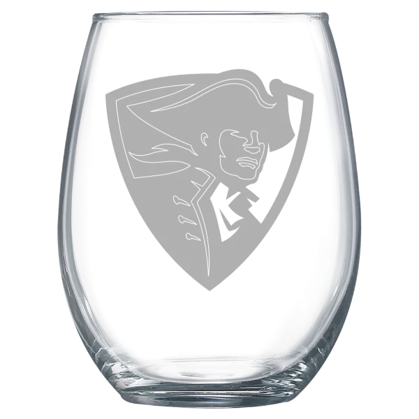 Hobart and William Smith Colleges Polar Camel 15 oz. Stemless Wine Glass