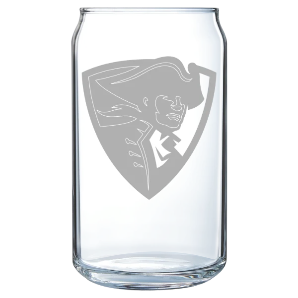 Hobart and William Smith Colleges Polar Camel 16 oz. Can Glass