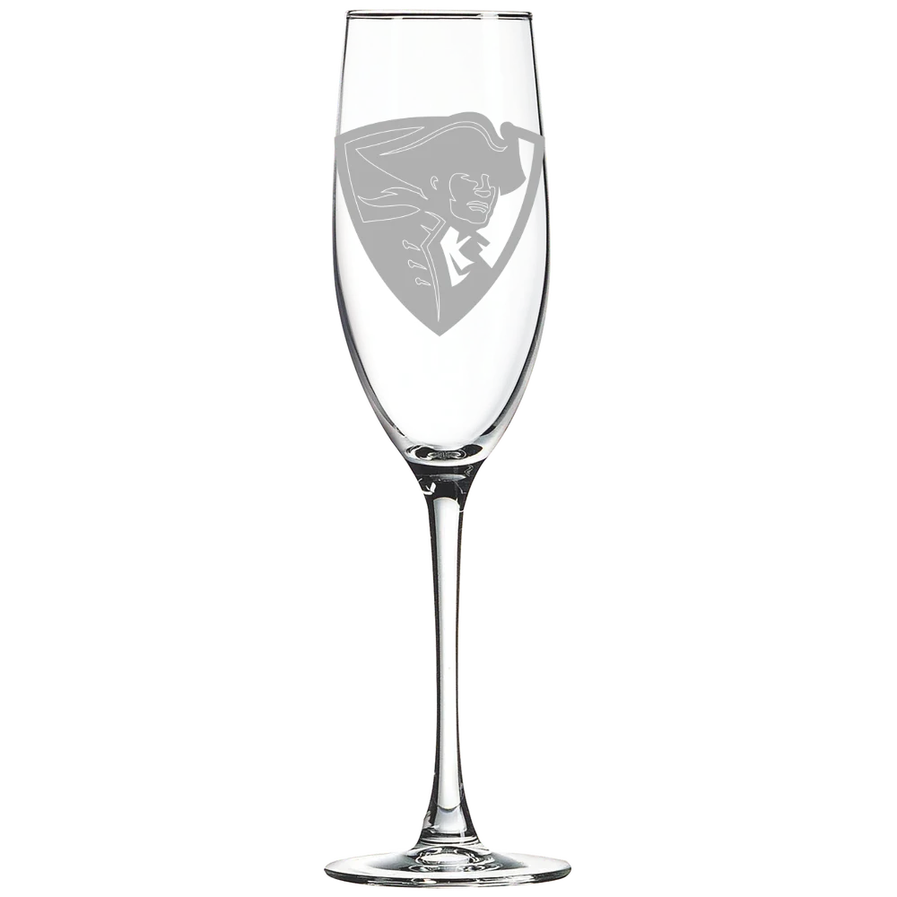 Hobart and William Smith Colleges Polar Camel 8 oz. Champagne Flute