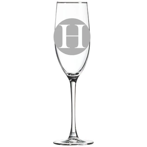 Hollins University Polar Camel 8 oz. Champagne Flute