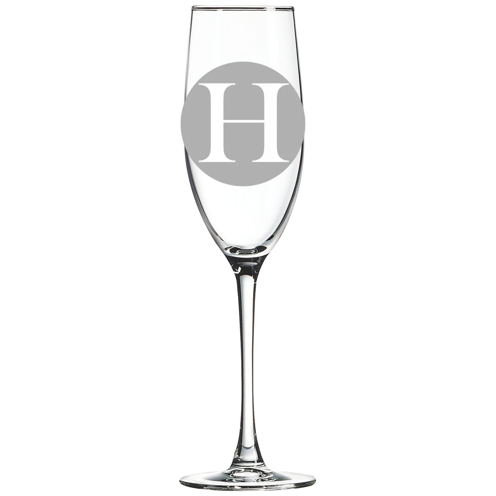 Hollins University Polar Camel 8 oz. Champagne Flute