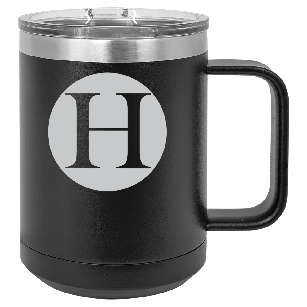 Hollins University Polar Camel 15 oz. Mug with Slider Lid