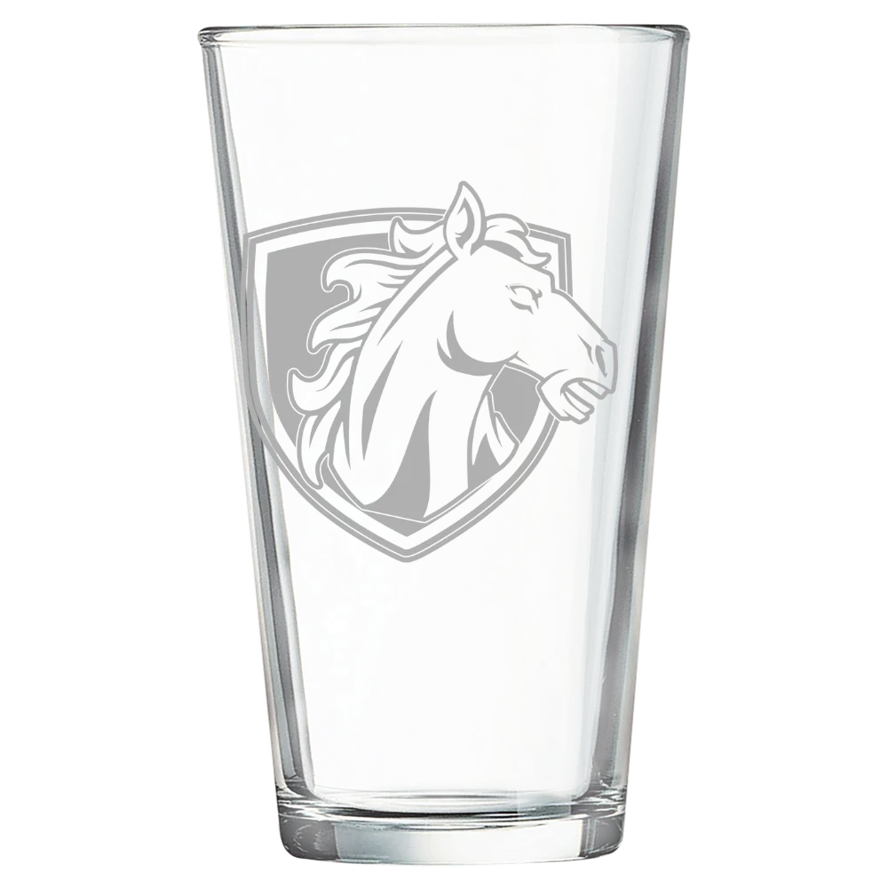 Hood College Polar Camel 16 oz. Pint Mixing Glass