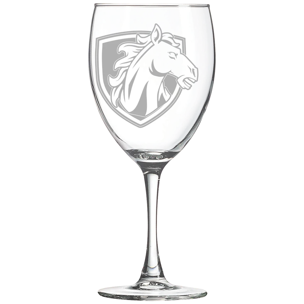 Hood College Polar Camel 10 1/2 oz. Wine Glass
