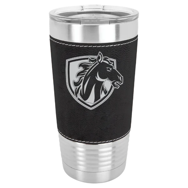 Hood College Polar Camel 20 oz. Leatherette Grip Tumbler with Standard Lid