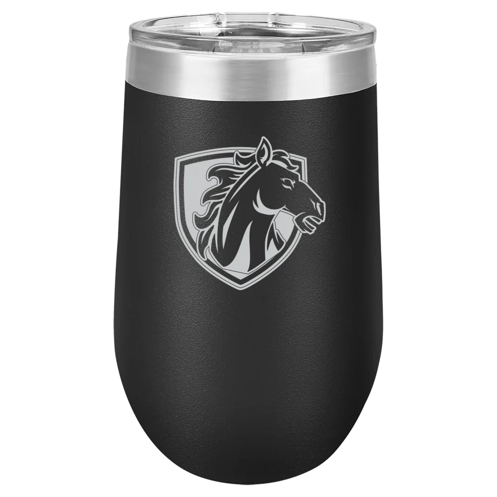 Hood College Polar Camel 16 oz. Stemless Wine Tumbler