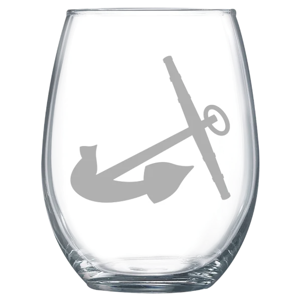 Hope College Polar Camel 15 oz. Stemless Wine Glass