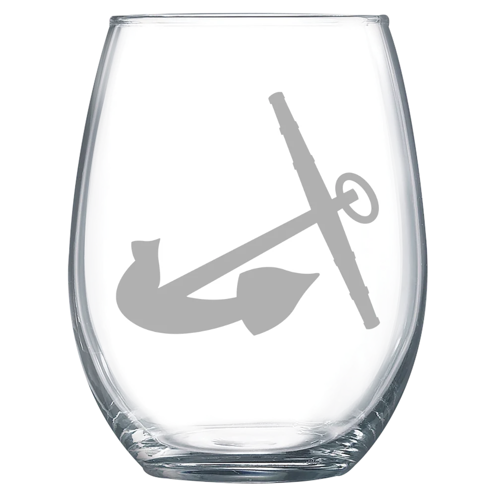 Hope College Polar Camel 15 oz. Stemless Wine Glass