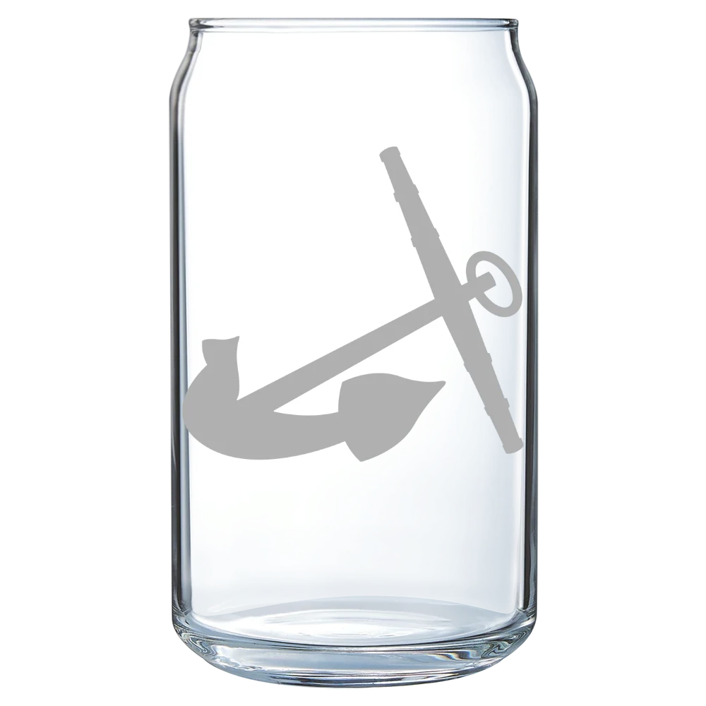 Hope College Polar Camel 16 oz. Can Glass