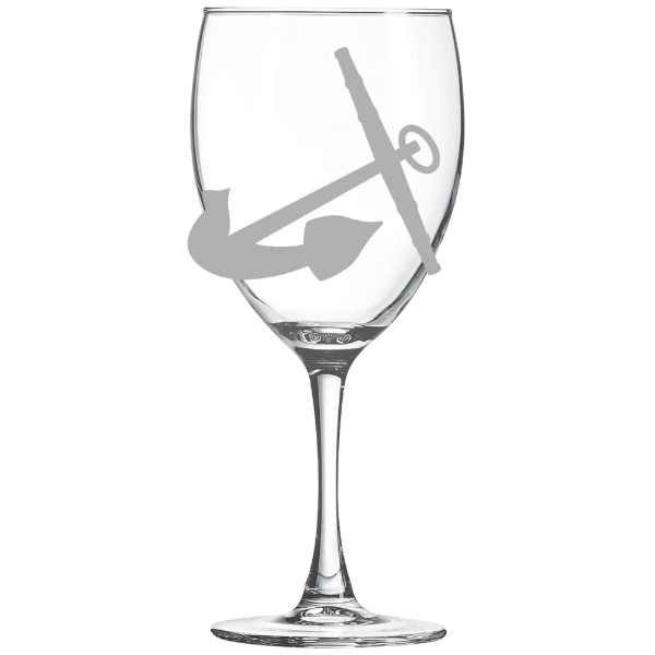 Hope College Polar Camel 10 1/2 oz. Wine Glass