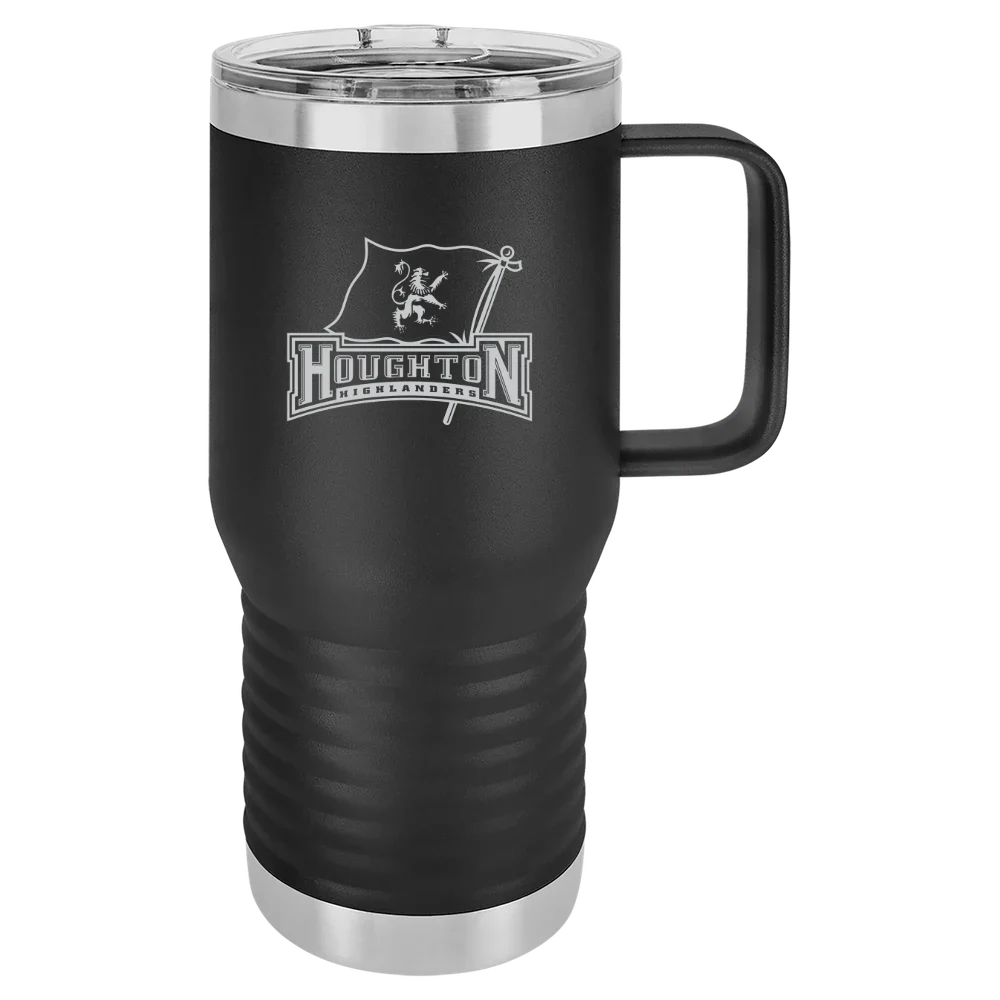 Houghton University Polar Camel 20 oz. Travel Mug with Slider Lid