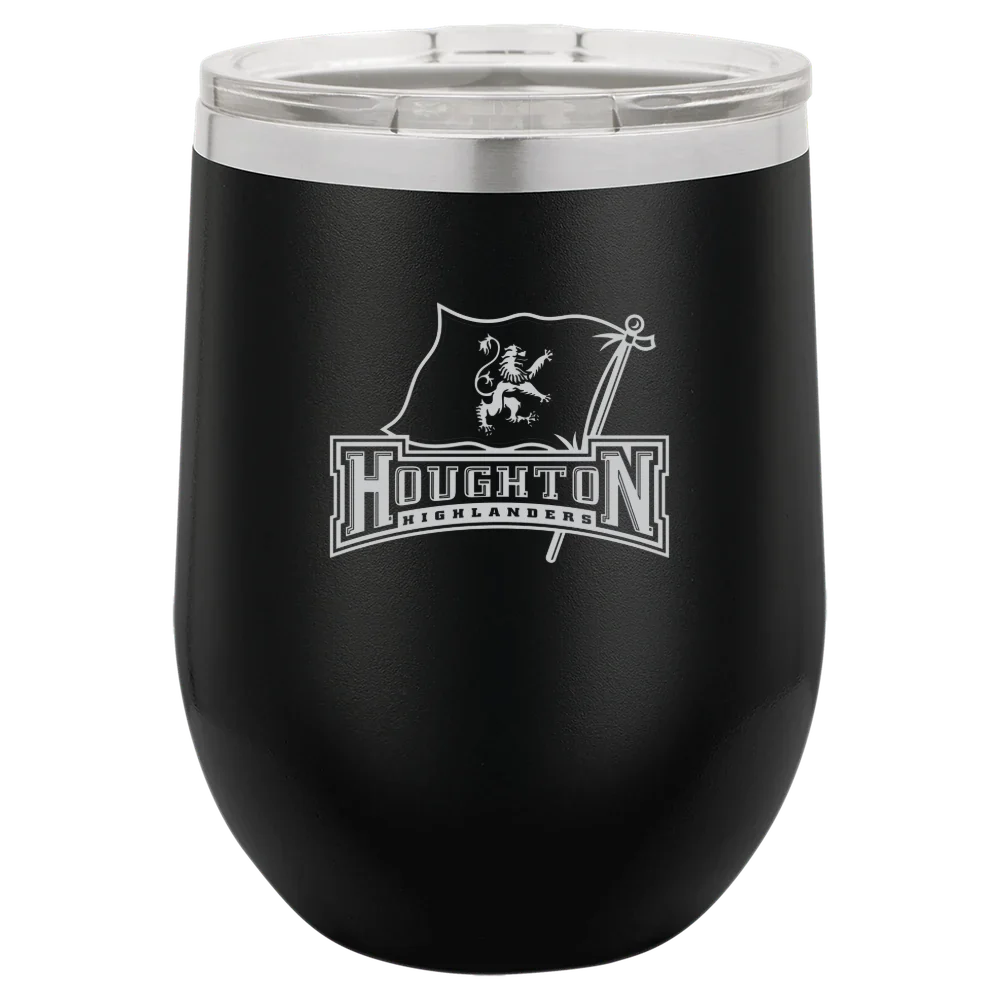 Houghton University Polar Camel 12 oz. Stemless Wine Tumbler