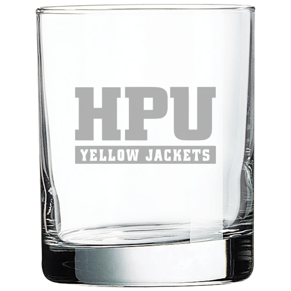 Howard Payne University Polar Camel 10 1/2 oz. On The Rocks Glass