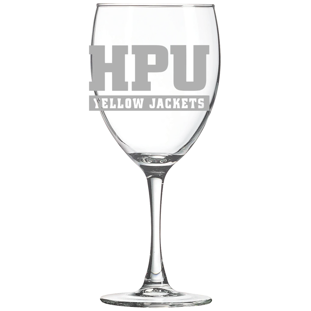 Howard Payne University Polar Camel 10 1/2 oz. Wine Glass