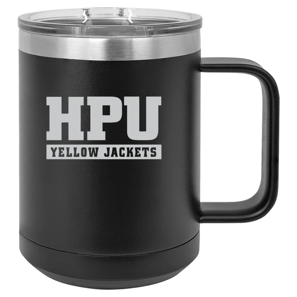Howard Payne University Polar Camel 15 oz. Mug with Slider Lid