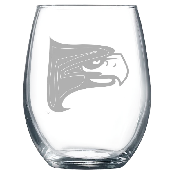 Hunter College Polar Camel 9 oz. Stemless Wine Glass