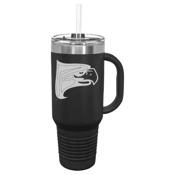 Hunter College Polar Camel 40 oz. Travel Mug with Snap Lid & Straw