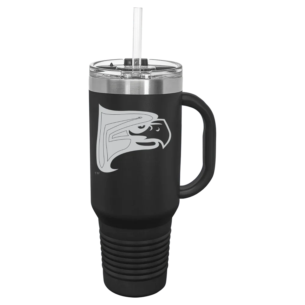 Hunter College Polar Camel 40 oz. Travel Mug with Snap Lid & Straw
