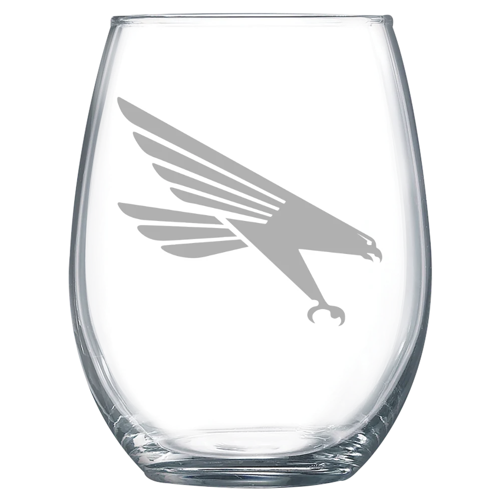 Huntingdon College Polar Camel 15 oz. Stemless Wine Glass
