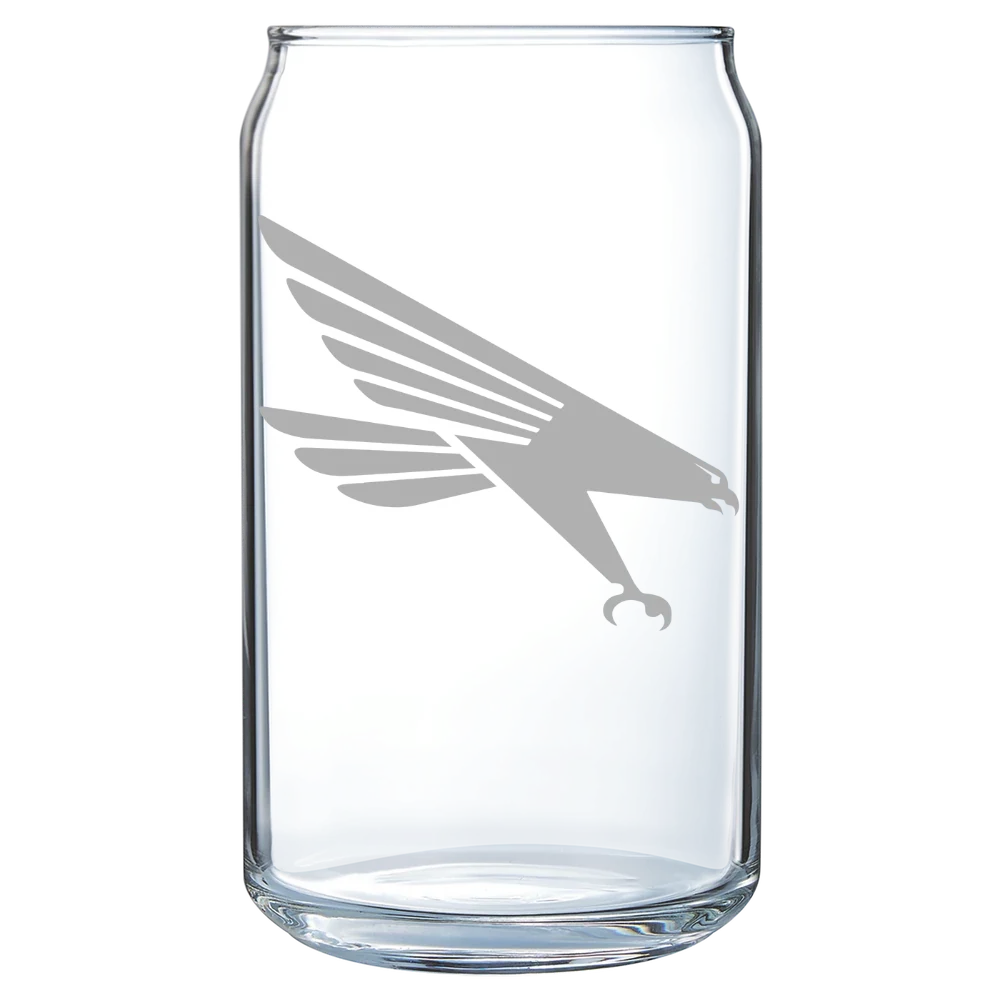 Huntingdon College Polar Camel 16 oz. Can Glass
