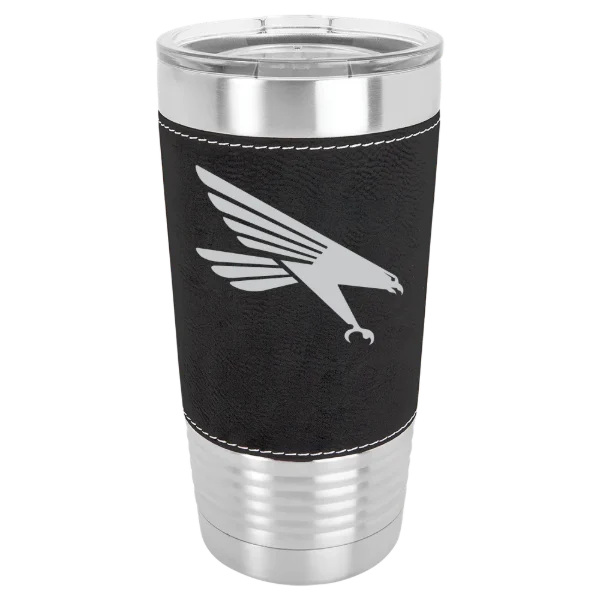 Huntingdon College Polar Camel 20 oz. Leatherette Grip Tumbler with Standard Lid