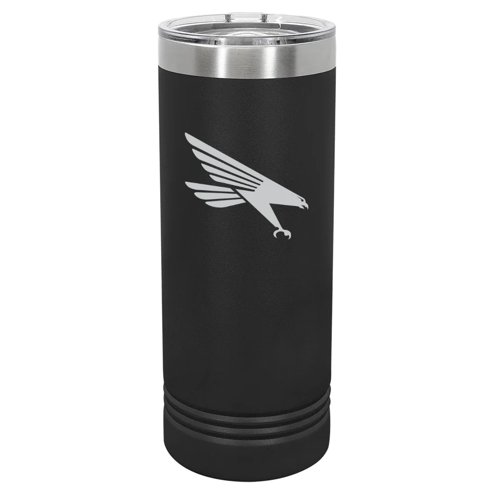 Huntingdon College Polar Camel 22 oz. Skinny Tumbler with Slider Lid