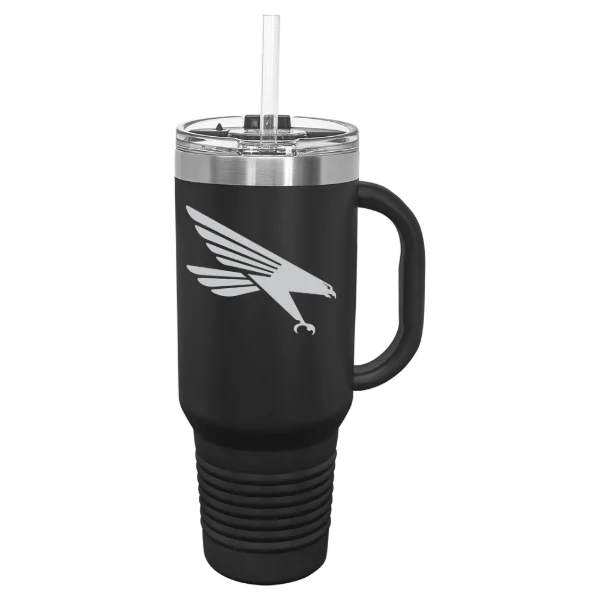 Huntingdon College Polar Camel 40 oz. Travel Mug with Snap Lid & Straw