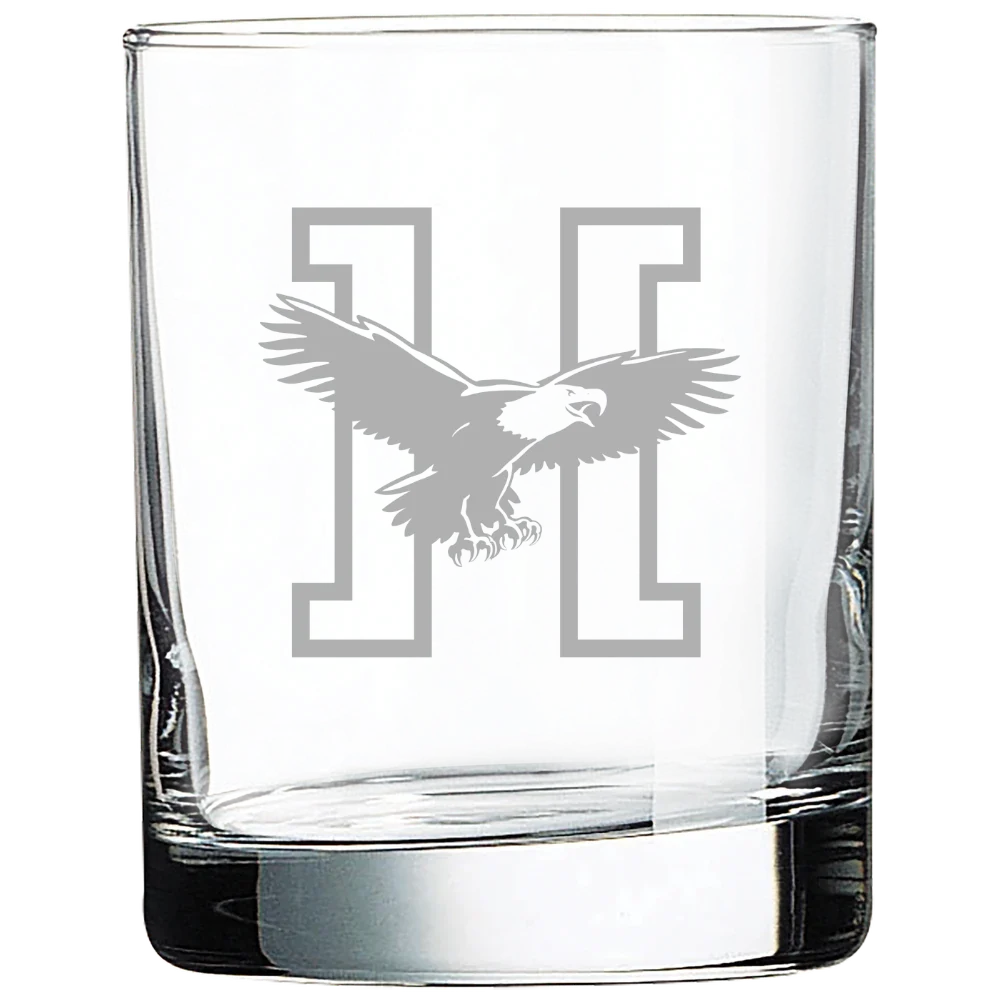 Husson University Polar Camel 10 1/2 oz. On The Rocks Glass