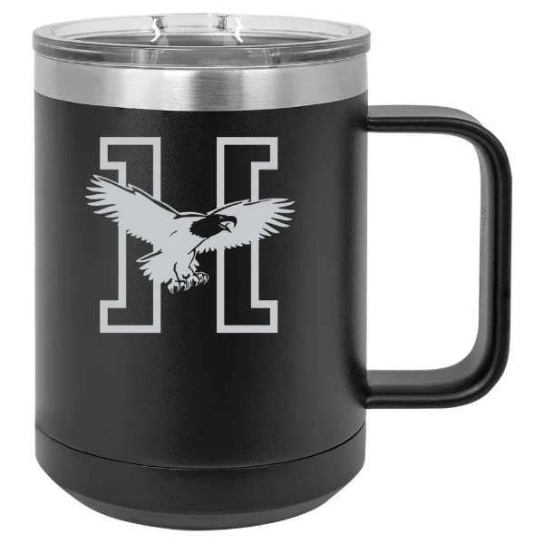 Husson University Polar Camel 15 oz. Mug with Slider Lid