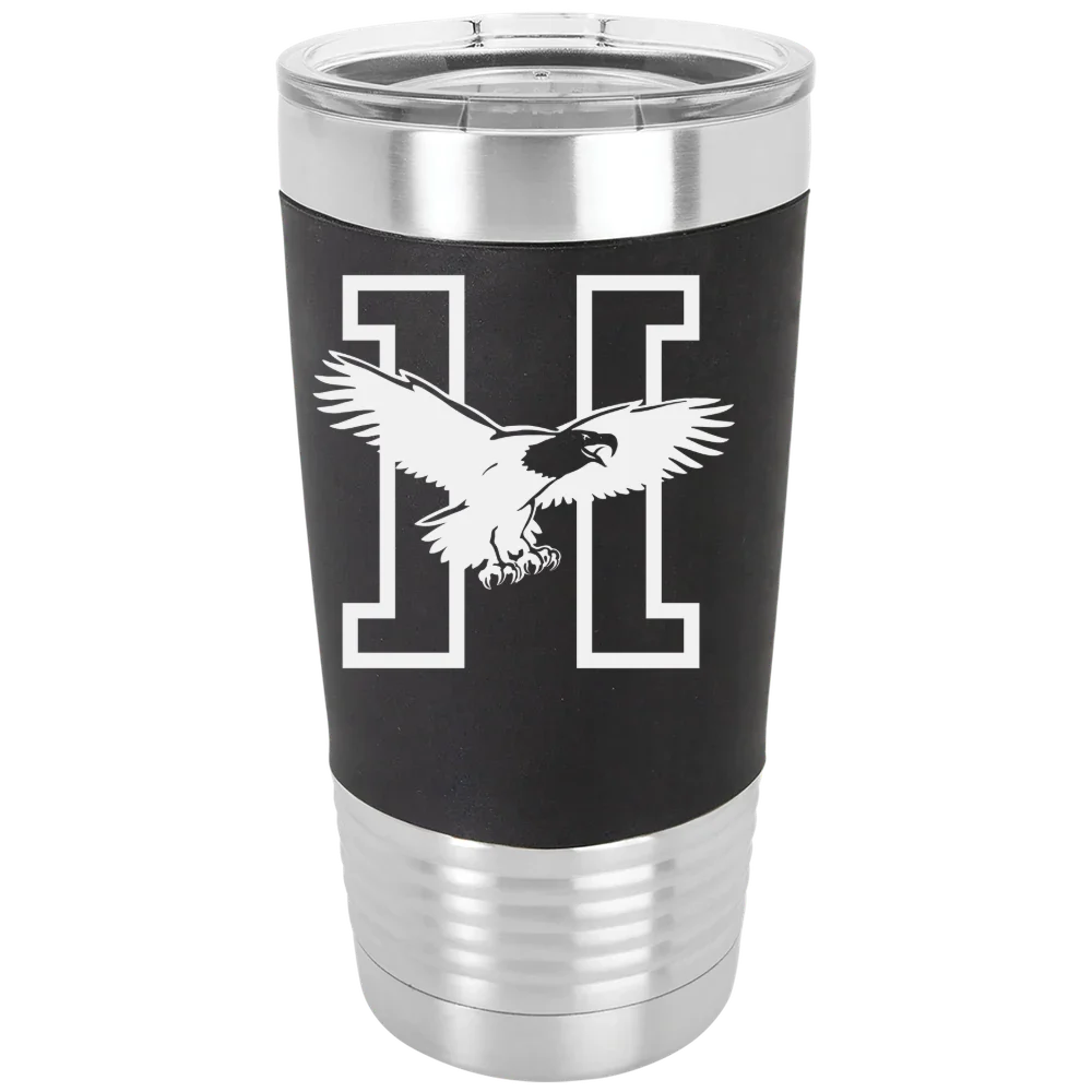 Husson University Polar Camel 20 oz. Silicone Grip Tumbler with Standard Lid
