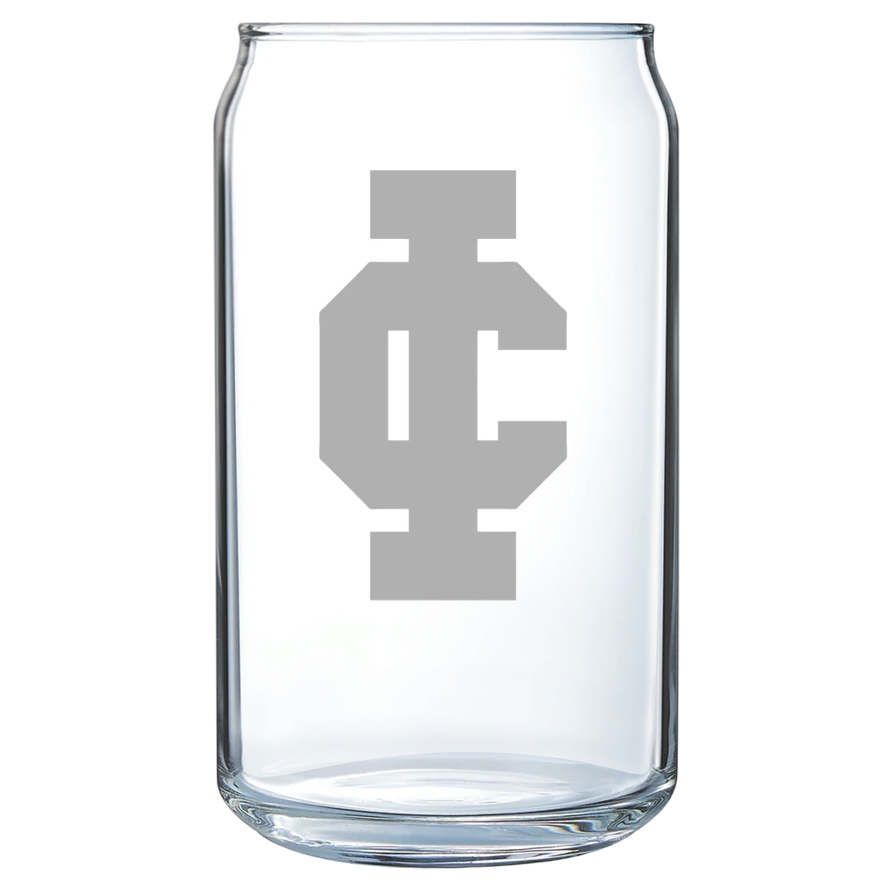 Illinois College Polar Camel 16 oz. Can Glass