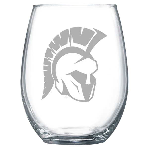Illinois Wesleyan University Polar Camel 15 oz. Stemless Wine Glass