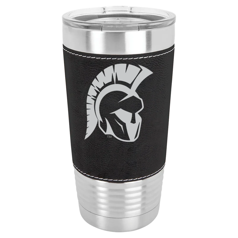 Illinois Wesleyan University Polar Camel 20 oz. Leatherette Grip Tumbler with Standard Lid