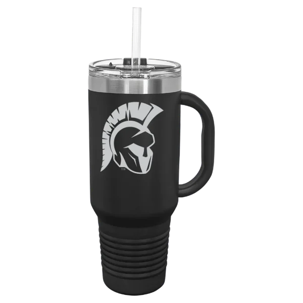 Illinois Wesleyan University Polar Camel 40 oz. Travel Mug with Snap Lid & Straw