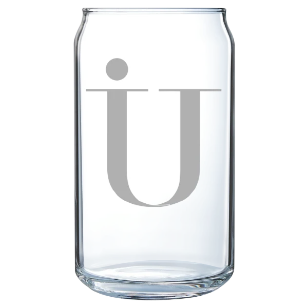Immaculata University Polar Camel 16 oz. Can Glass