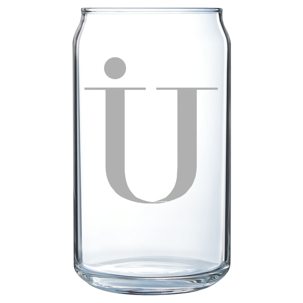 Immaculata University Polar Camel 16 oz. Can Glass
