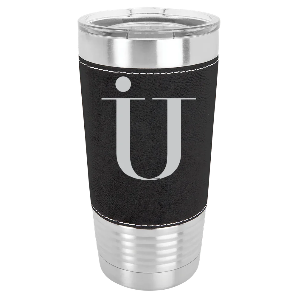 Immaculata University Polar Camel 20 oz. Leatherette Grip Tumbler with Standard Lid