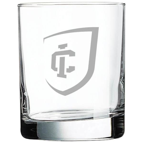 Ithaca College Polar Camel 10 1/2 oz. On The Rocks Glass