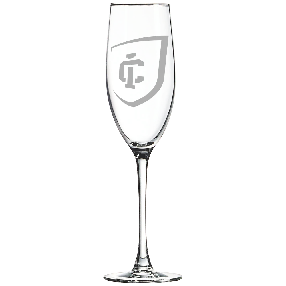 Ithaca College Polar Camel 8 oz. Champagne Flute