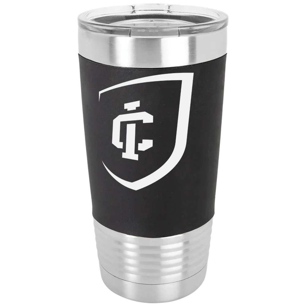 Ithaca College Polar Camel 20 oz. Silicone Grip Tumbler with Standard Lid