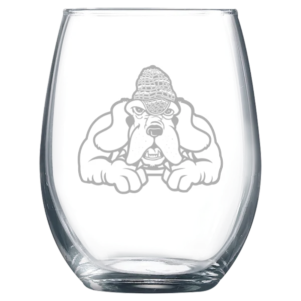 John Jay College of Criminal Justice Polar Camel 9 oz. Stemless Wine Glass