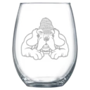 John Jay College of Criminal Justice Polar Camel 15 oz. Stemless Wine Glass